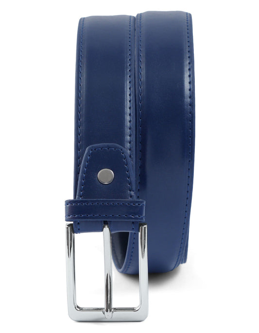 Navy Plain Formal Belt