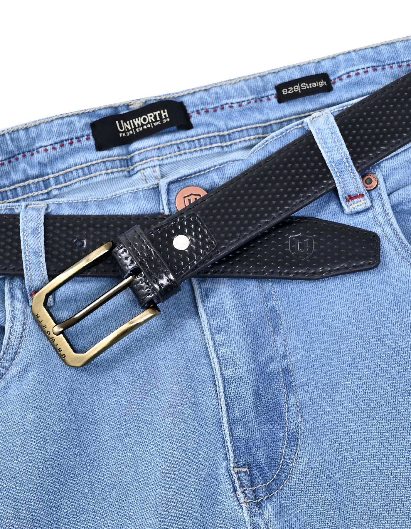 Brown Texture Formal Belt