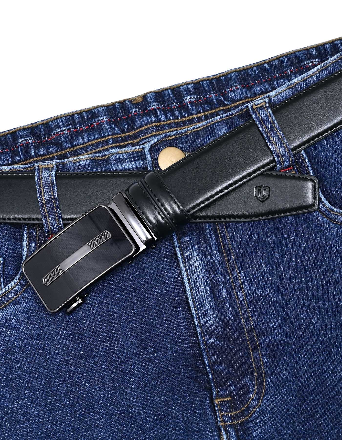 Black Plain Formal Belt