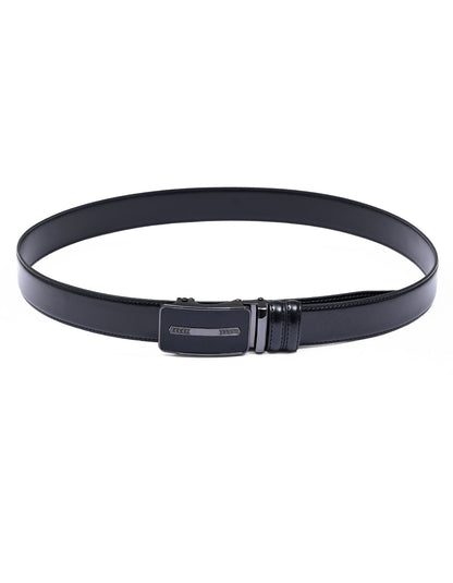 Black Plain Formal Belt