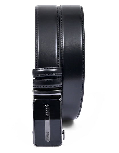 Black Plain Formal Belt