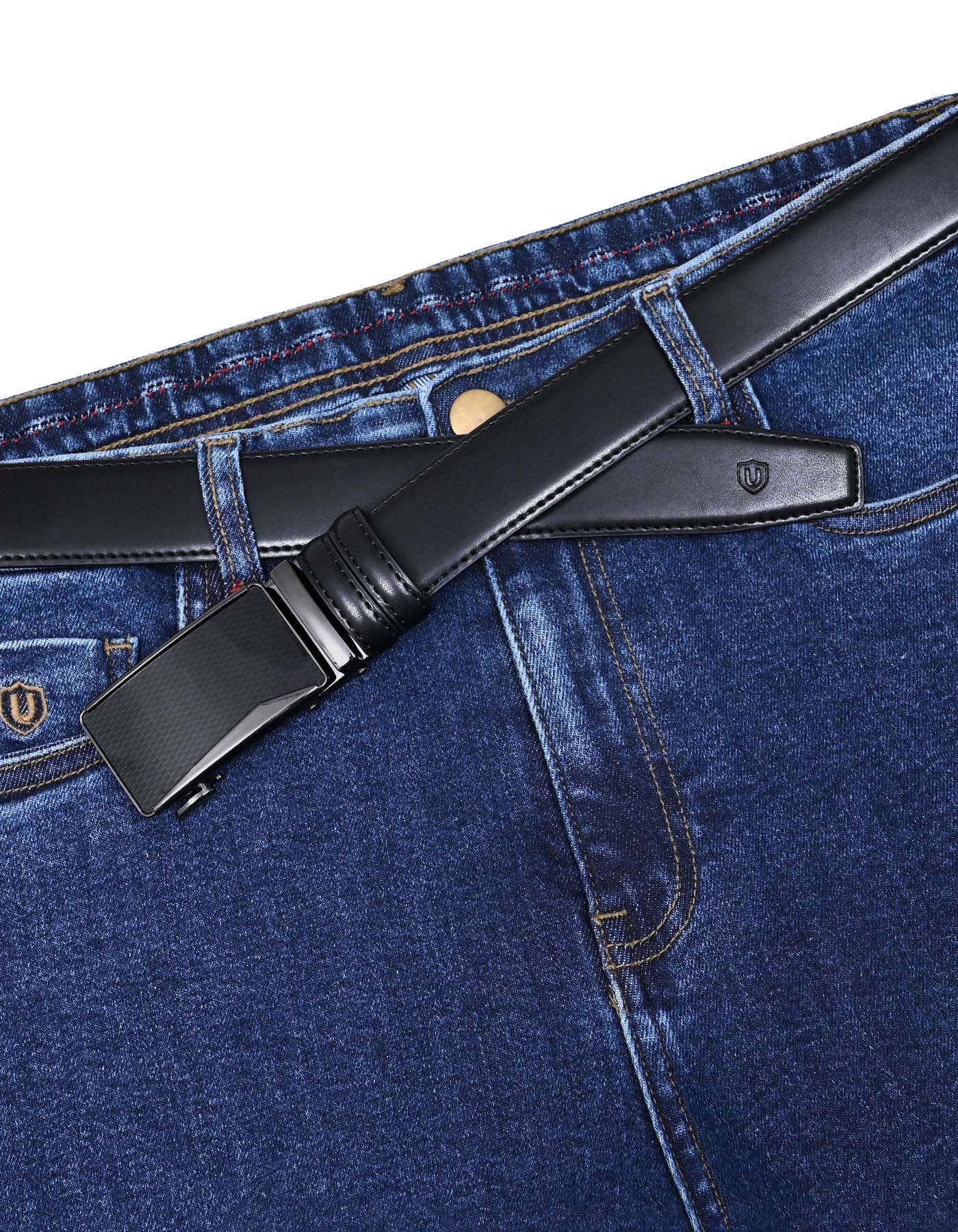 Black Plain Formal Belt