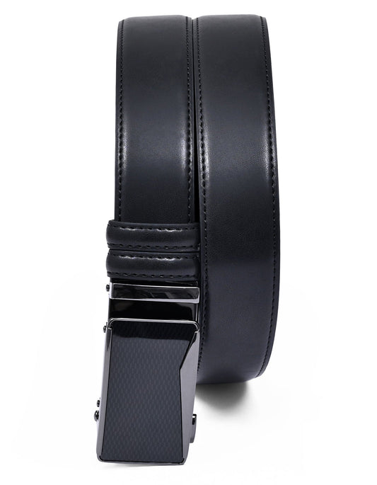 Black Plain Formal Belt