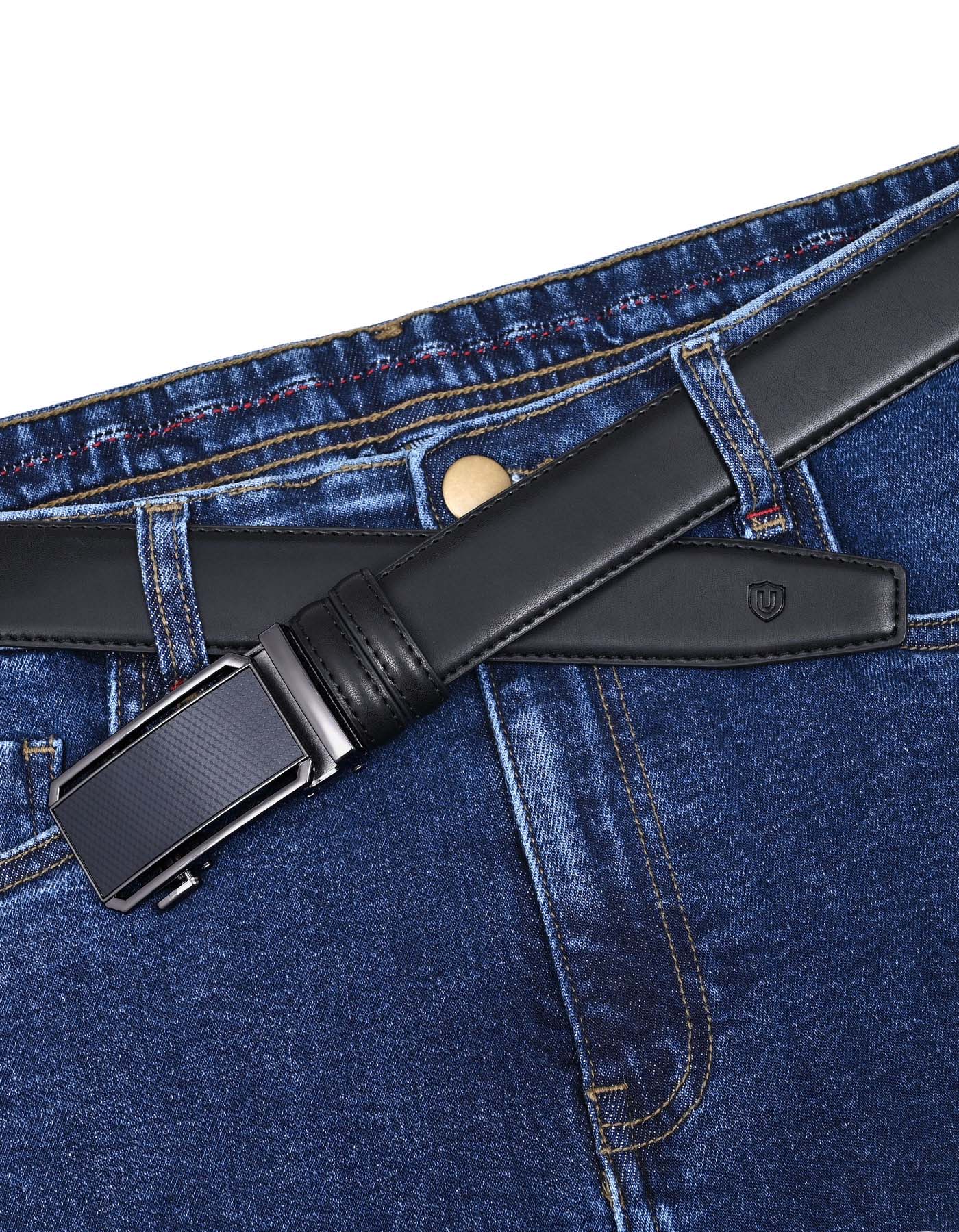 Black Plain Formal Belt