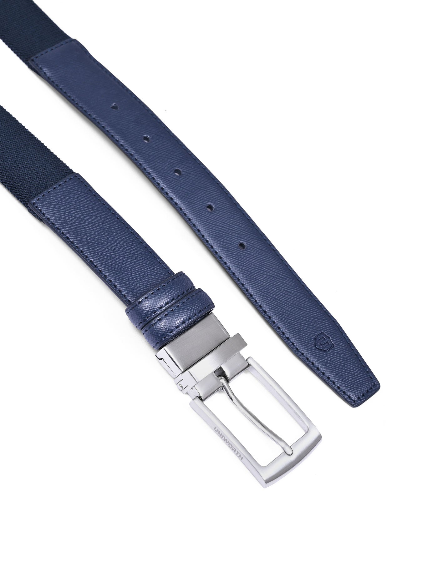 Navy Plain Formal Belt
