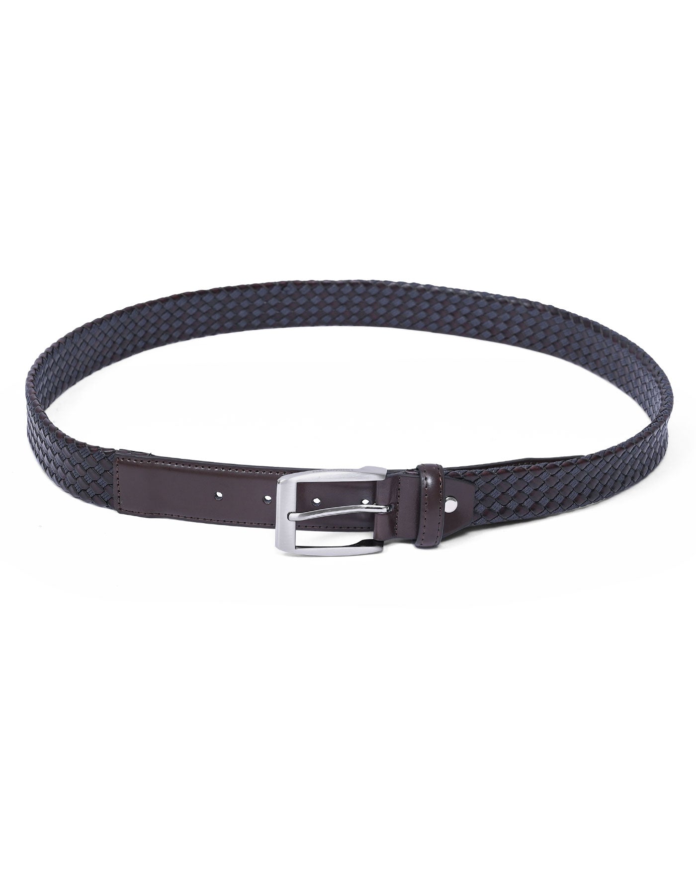 Brown Geometric Formal Belt