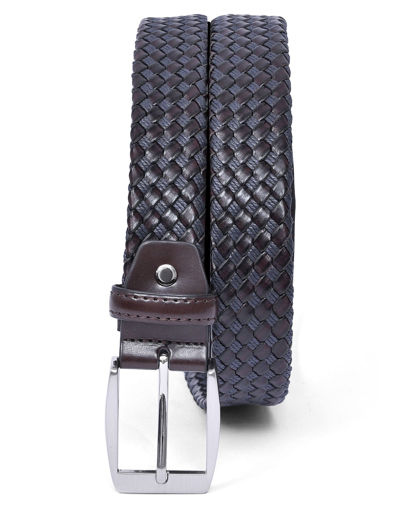 Brown Geometric Formal Belt
