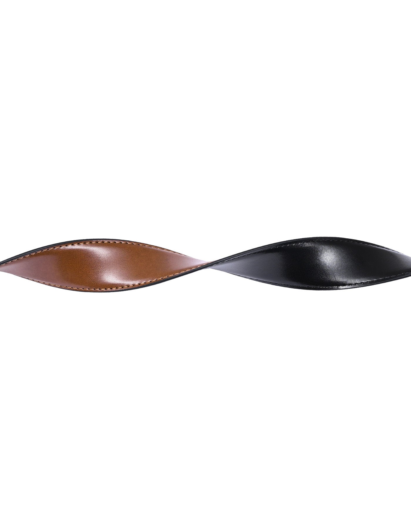 Tan Plain Formal Belt