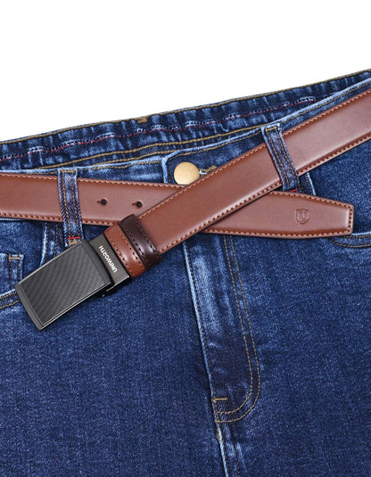 Tan Plain Formal Belt