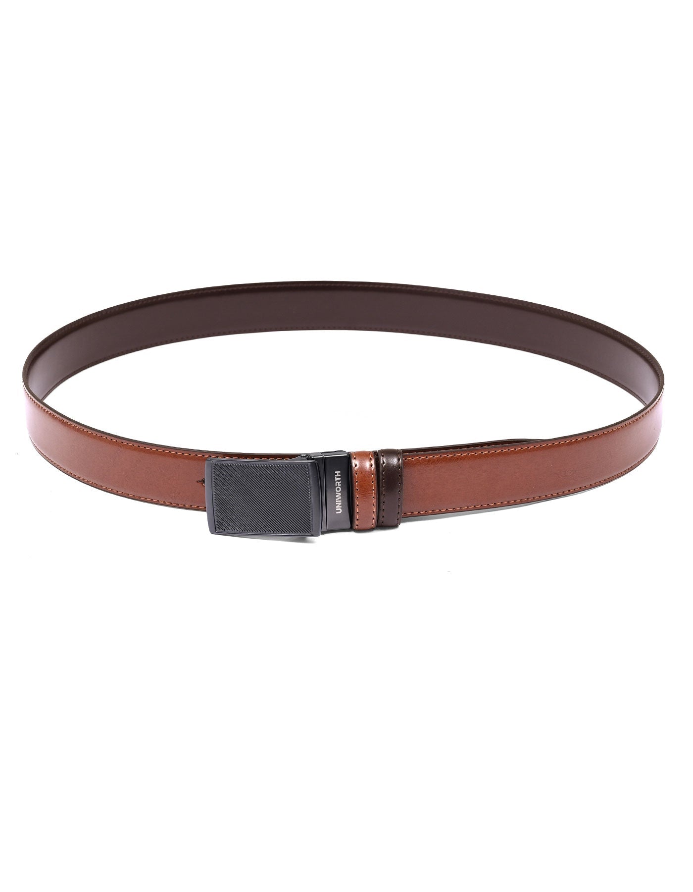 Tan Plain Formal Belt