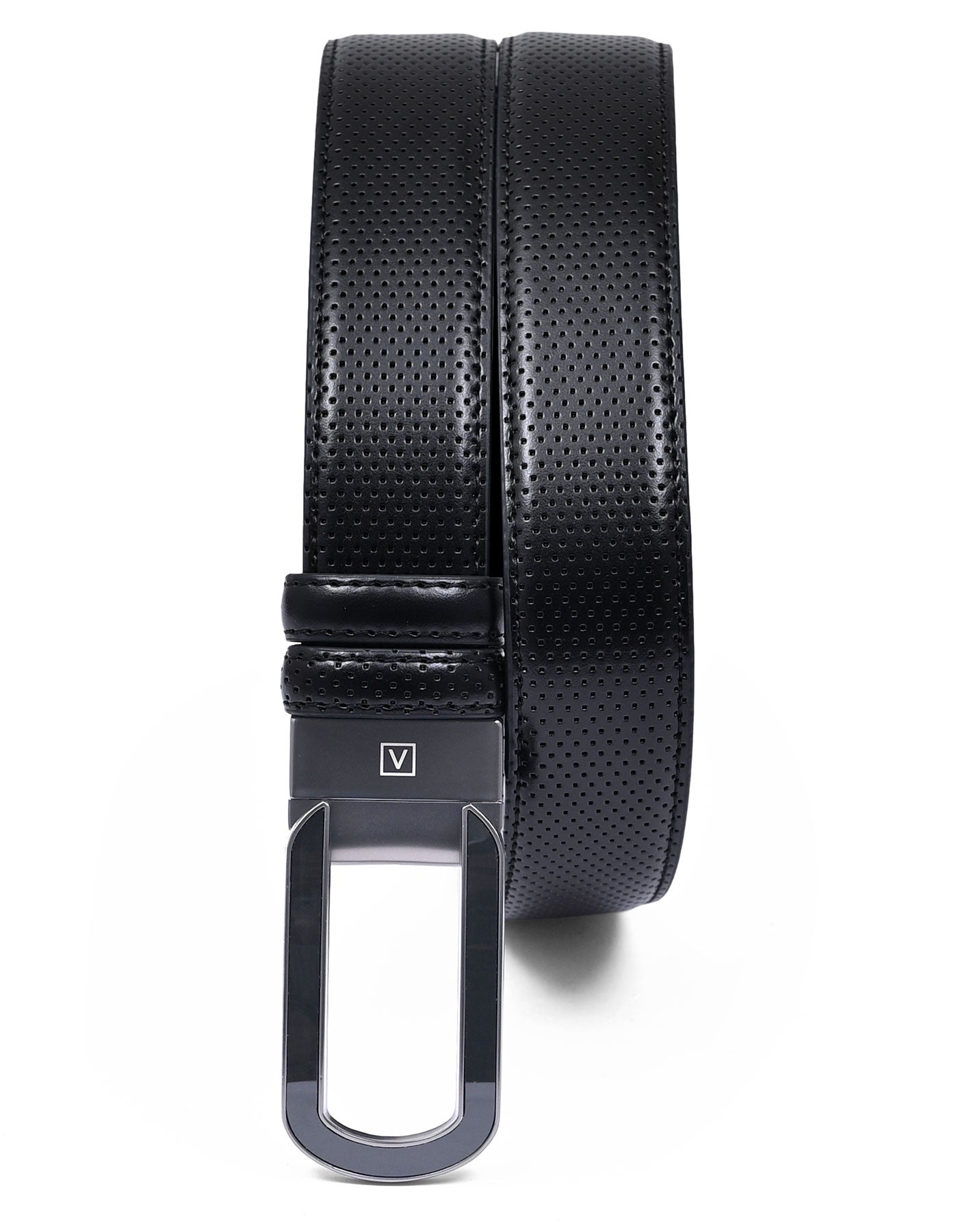 Black Texture Formal Belt
