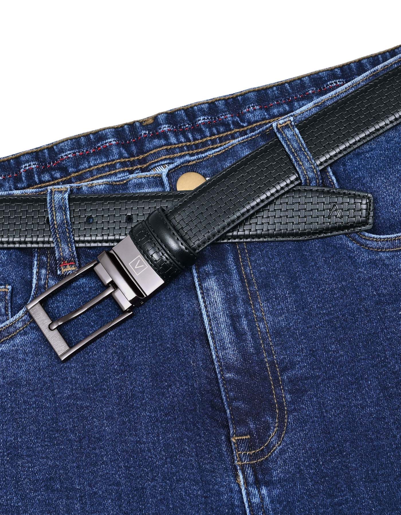 Black Plain Formal Belt