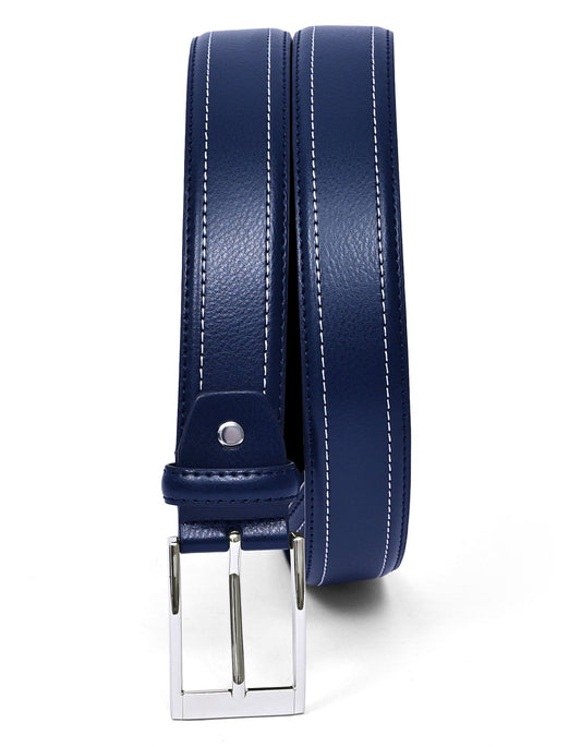Navy Plain Formal Belt