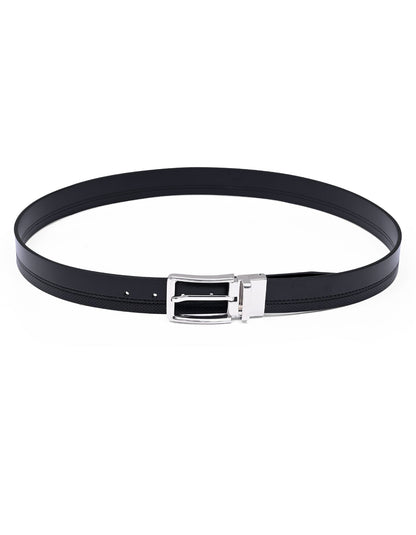 Black Texture Formal Belt