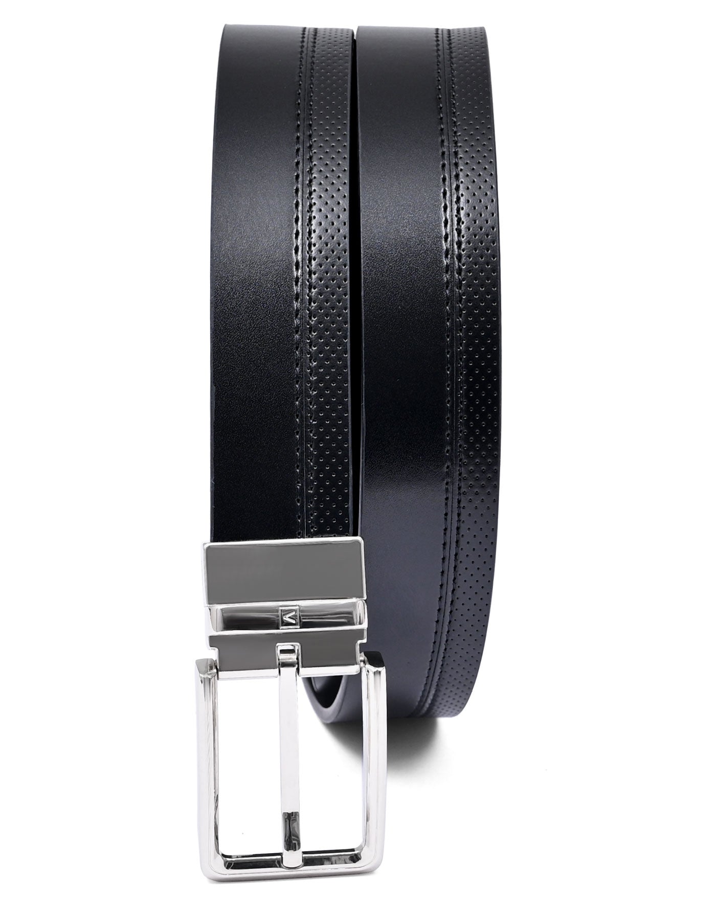 Black Texture Formal Belt