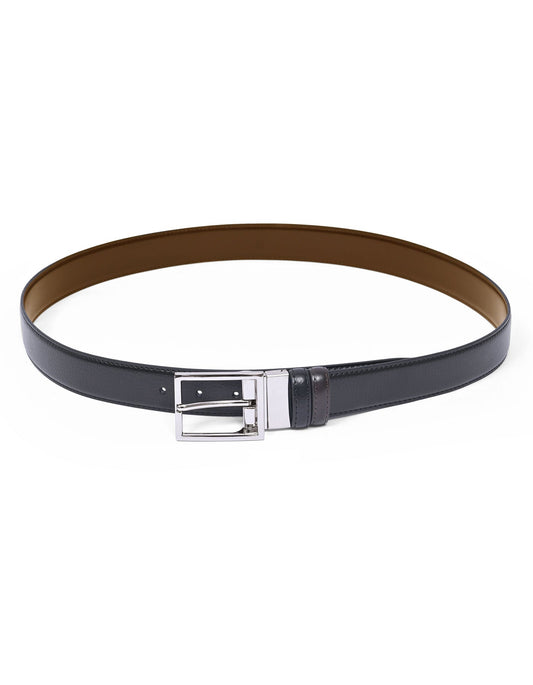 Black Texture Formal Belt