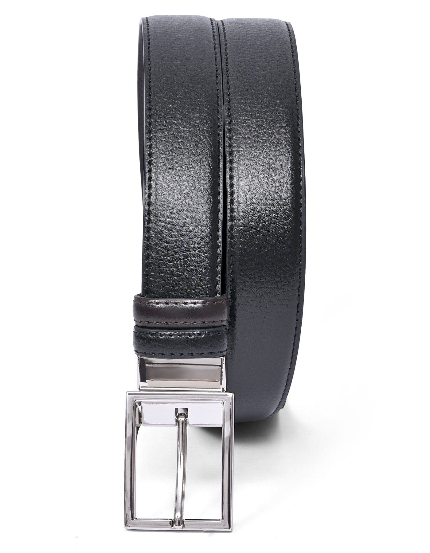 Black Texture Formal Belt