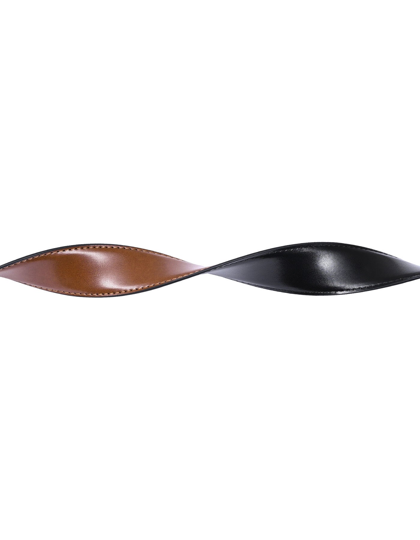 Tan Plain Formal Belt
