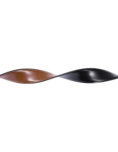 Tan Plain Formal Belt