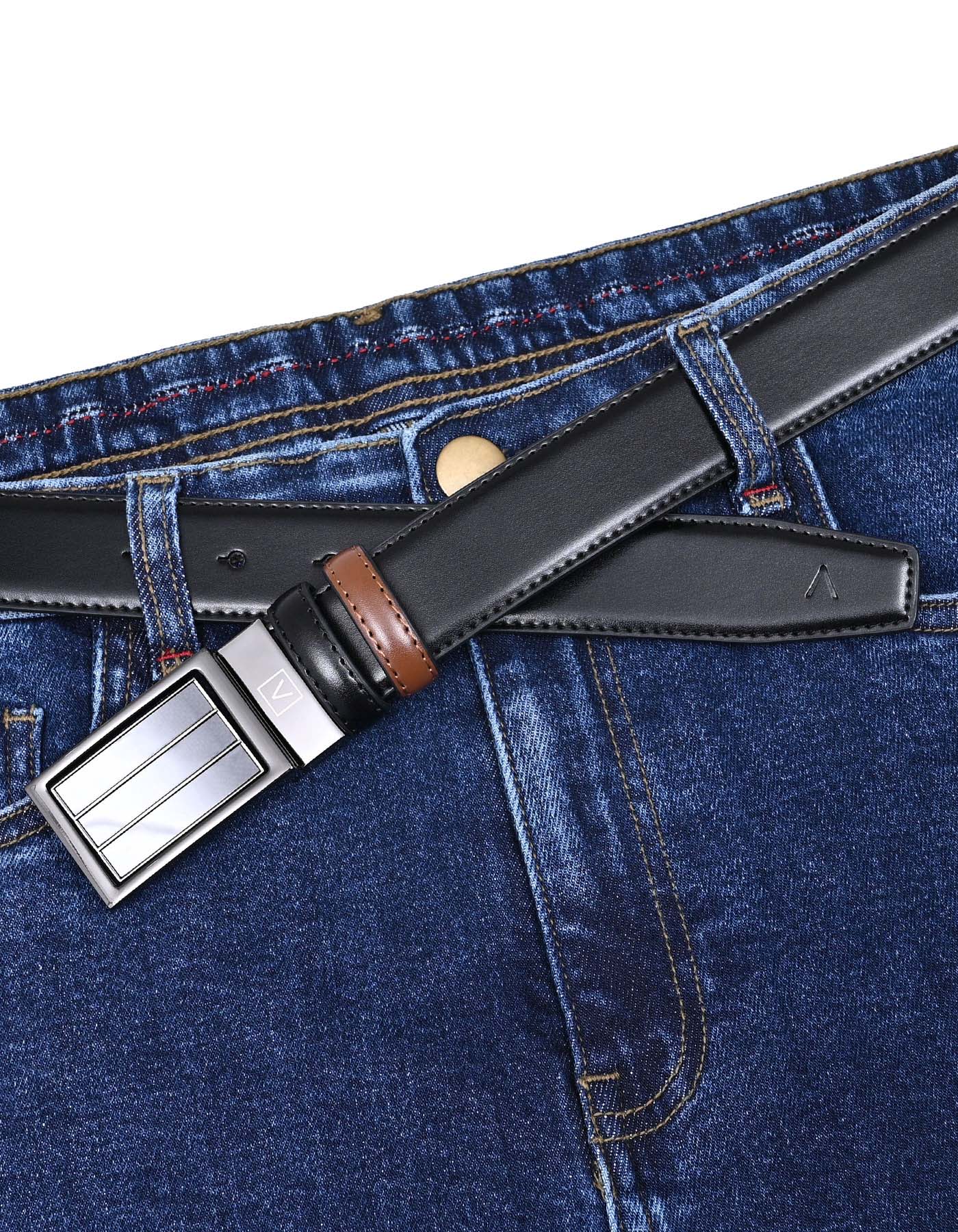 Black Plain Formal Belt