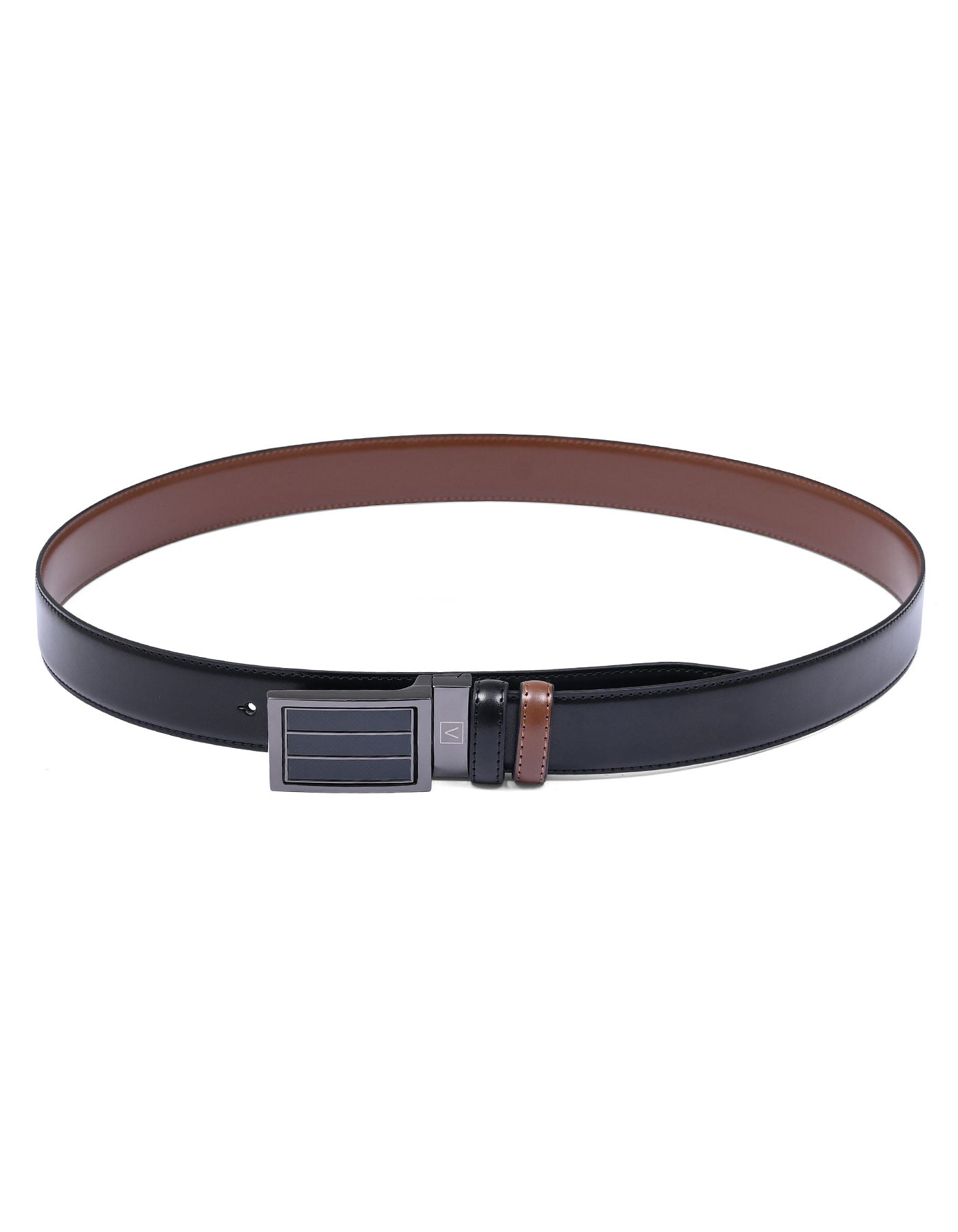 Black Plain Formal Belt