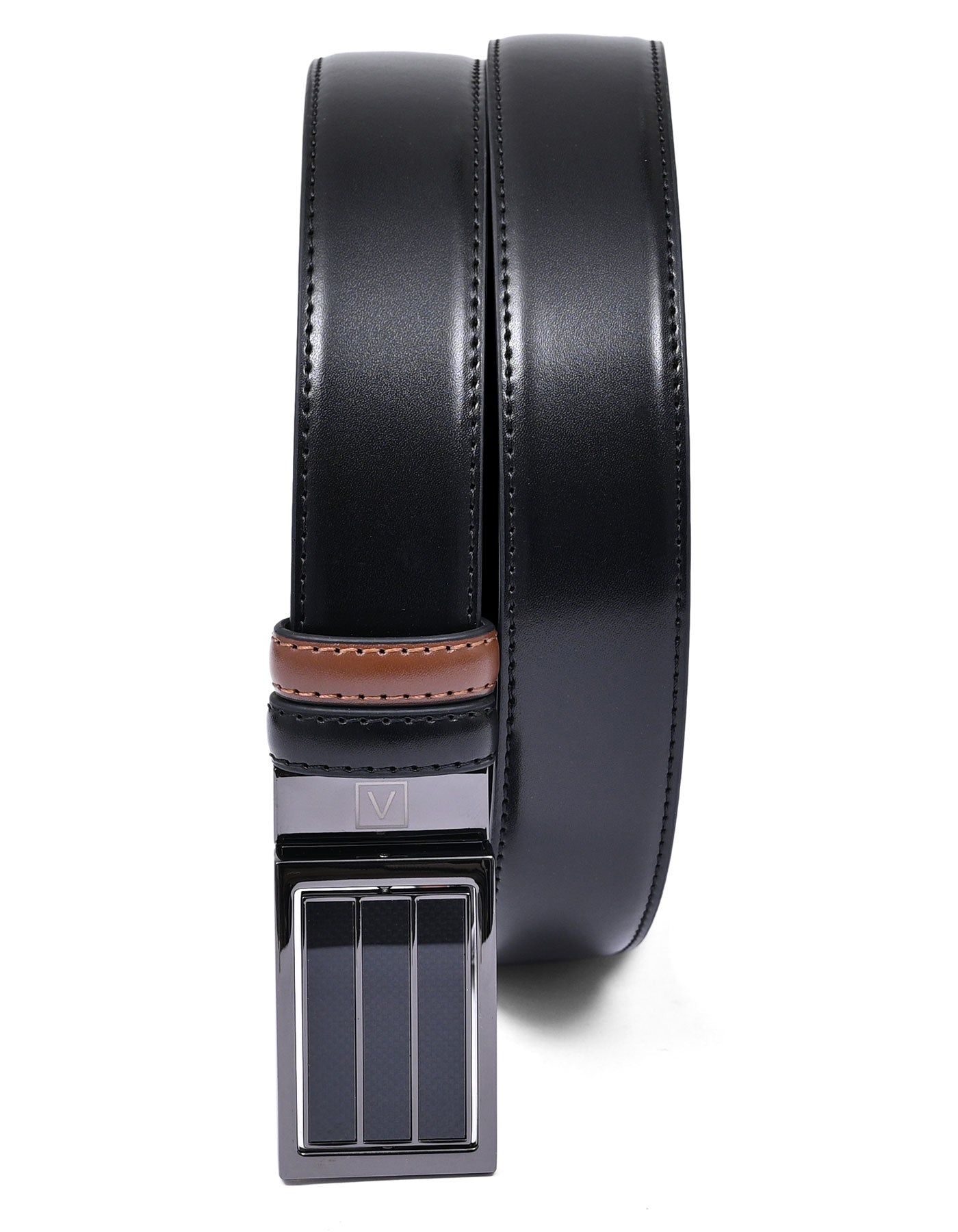 Black Plain Formal Belt