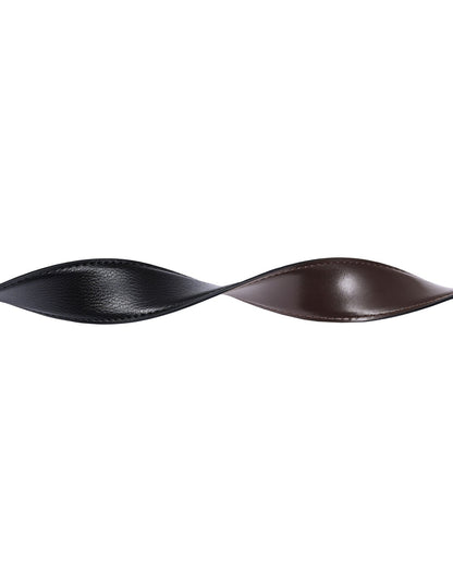 Black Texture Formal Belt