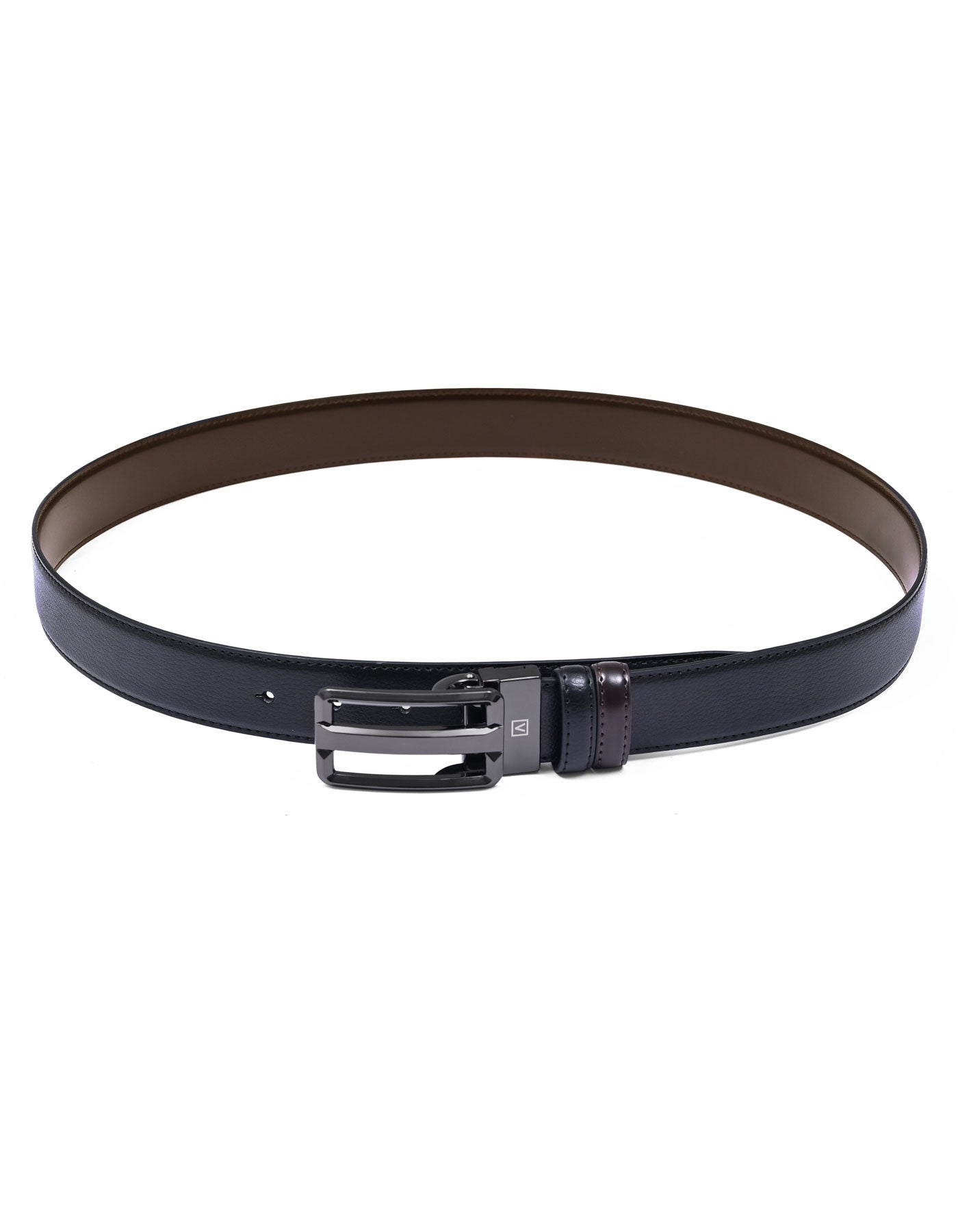 Black Texture Formal Belt