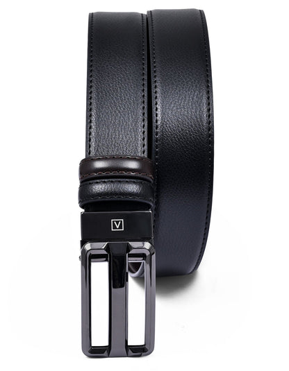 Black Texture Formal Belt