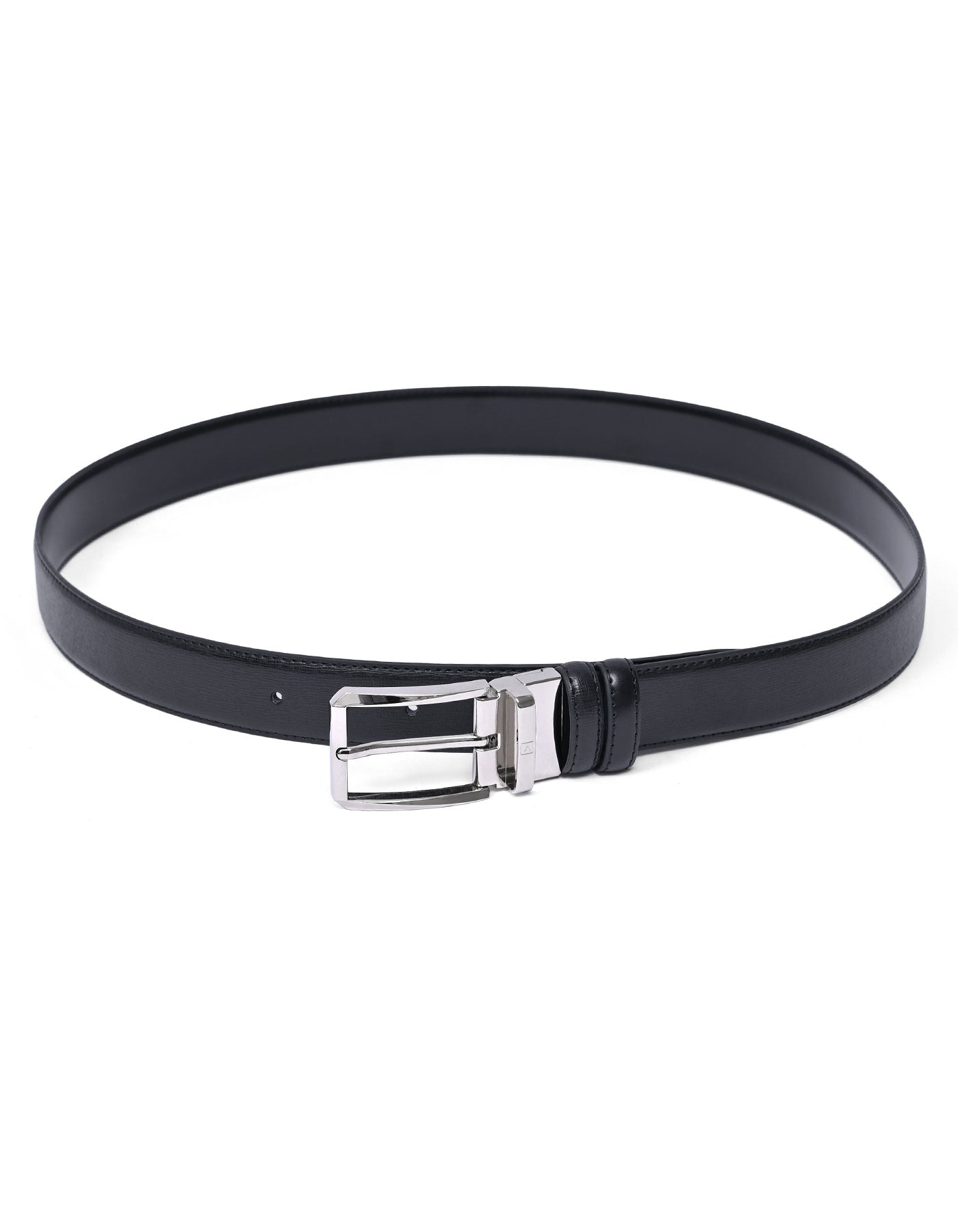 Black Texture Formal Belt