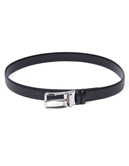 Black Texture Formal Belt
