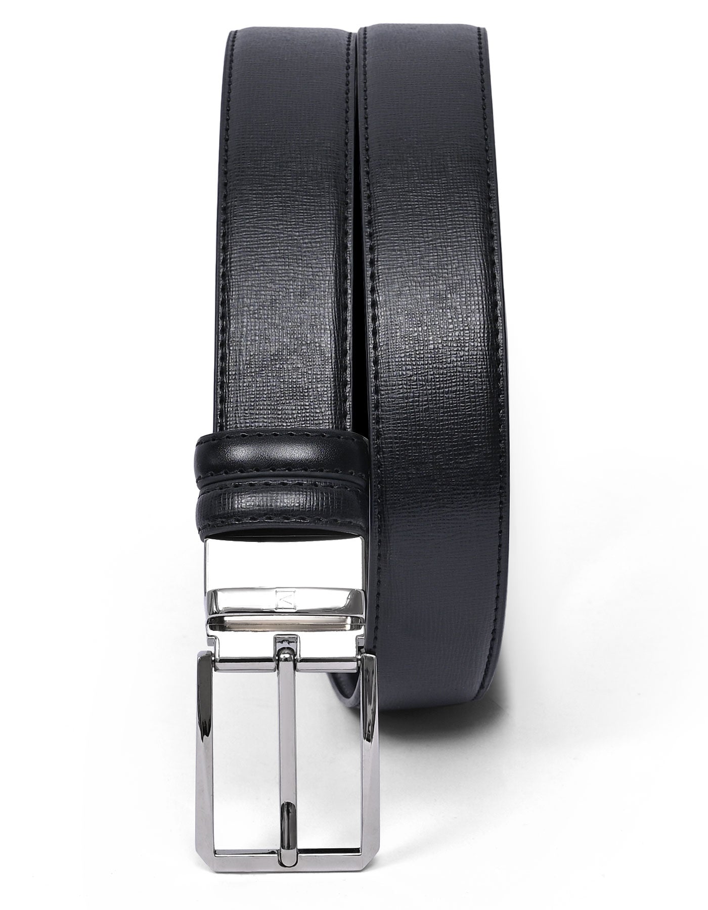 Black Texture Formal Belt