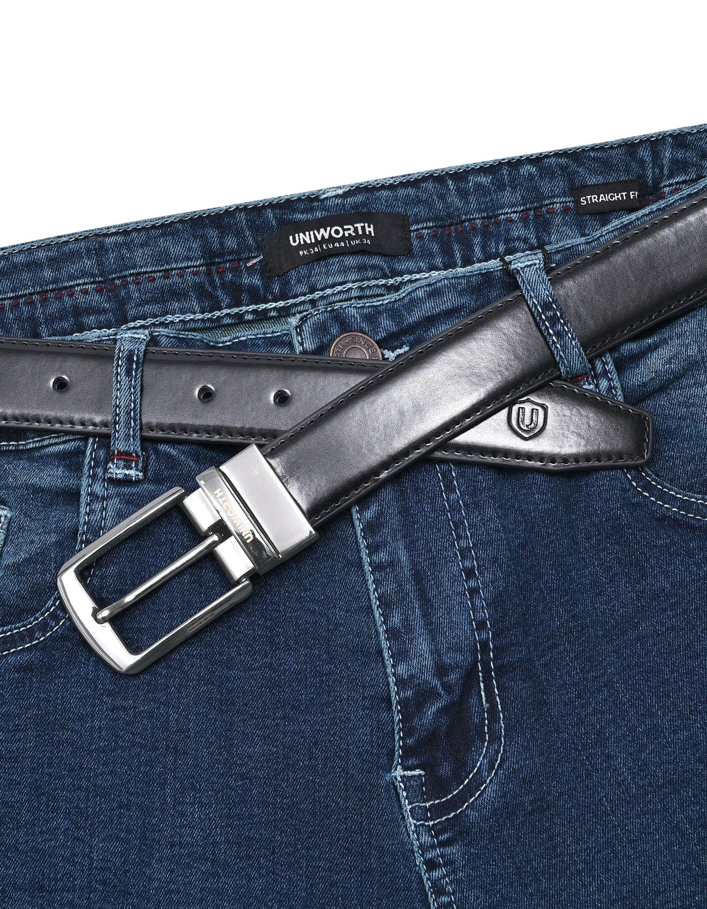 Black Plain Formal Belt