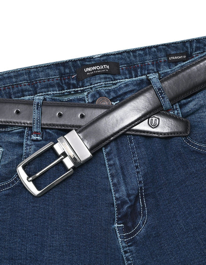 Black Plain Formal Belt