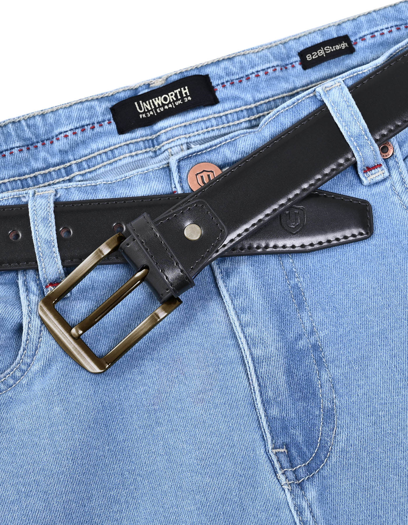 Black Plain Formal Belt