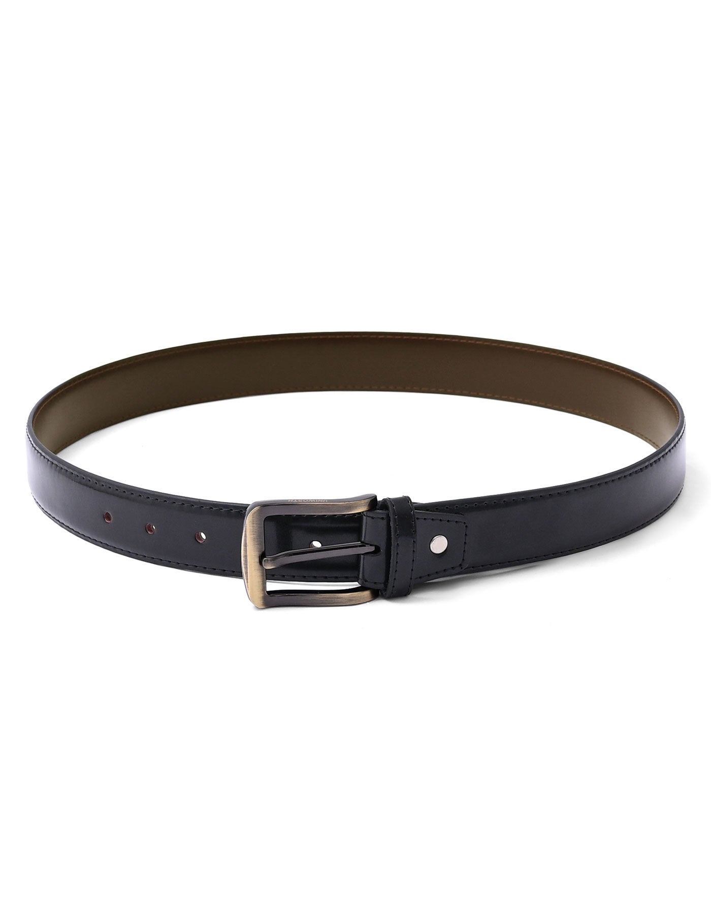 Black Plain Formal Belt