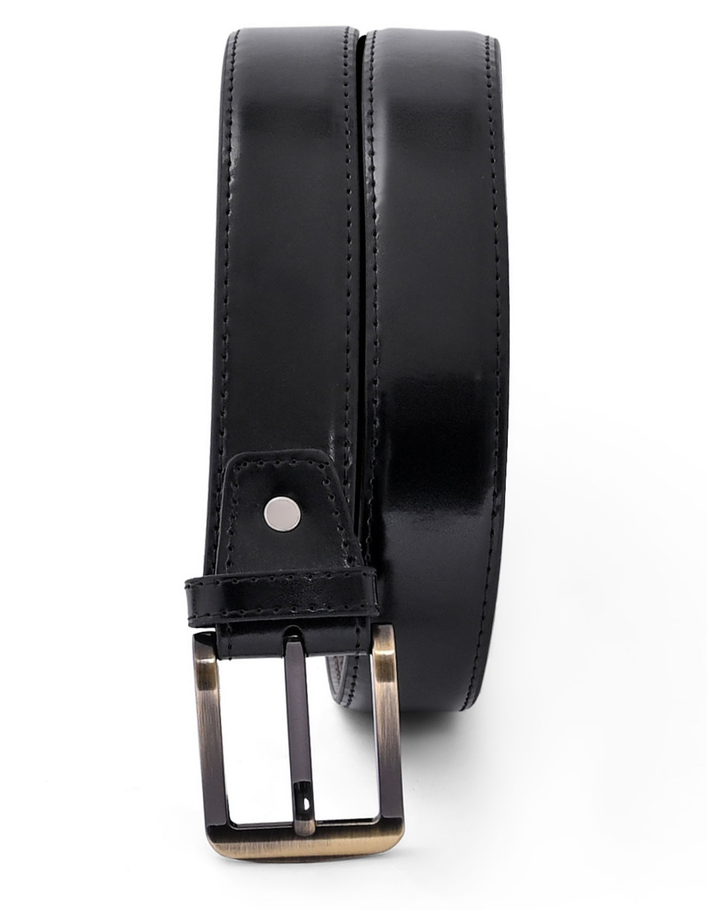 Black Plain Formal Belt