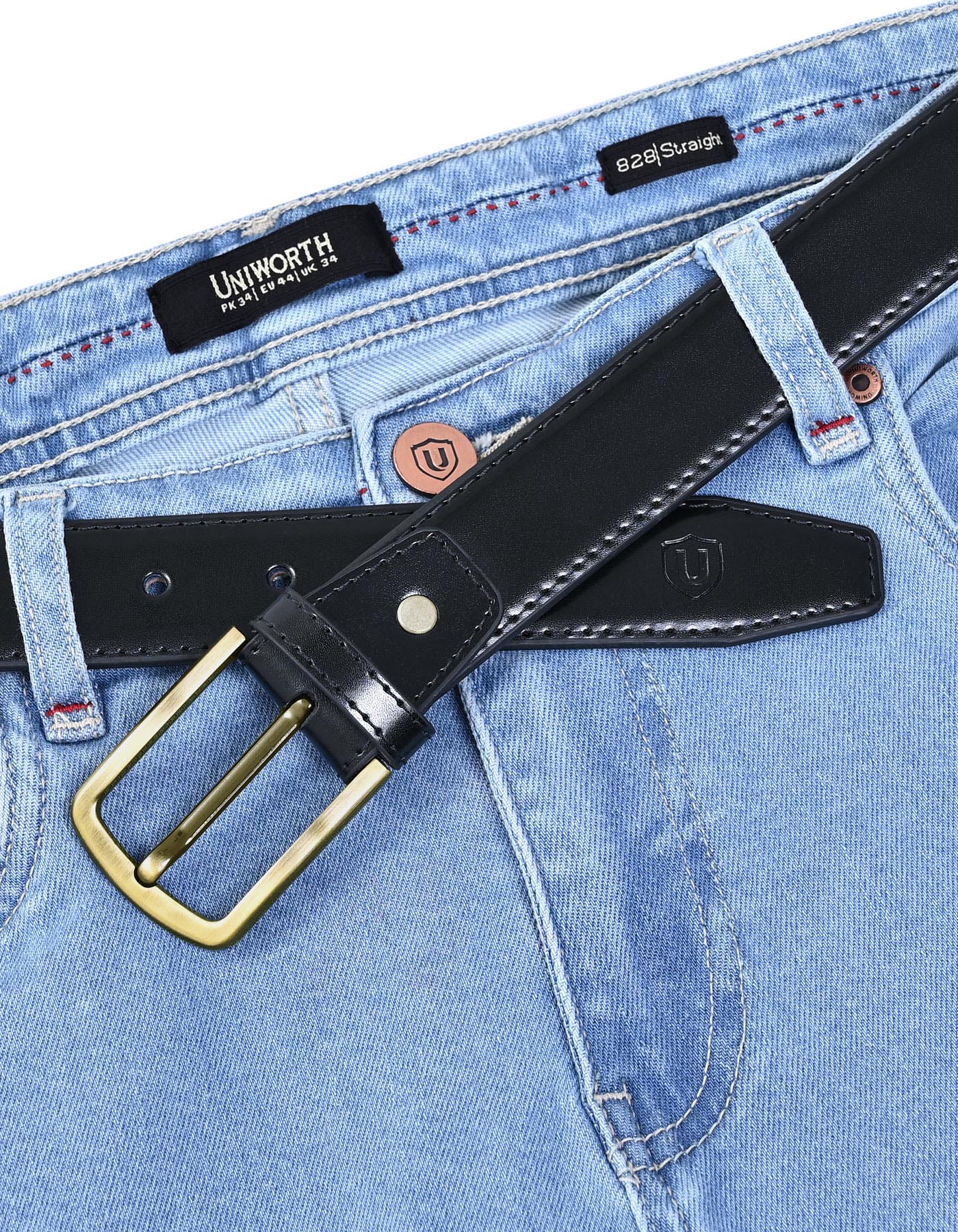 Black Plain Formal Belt