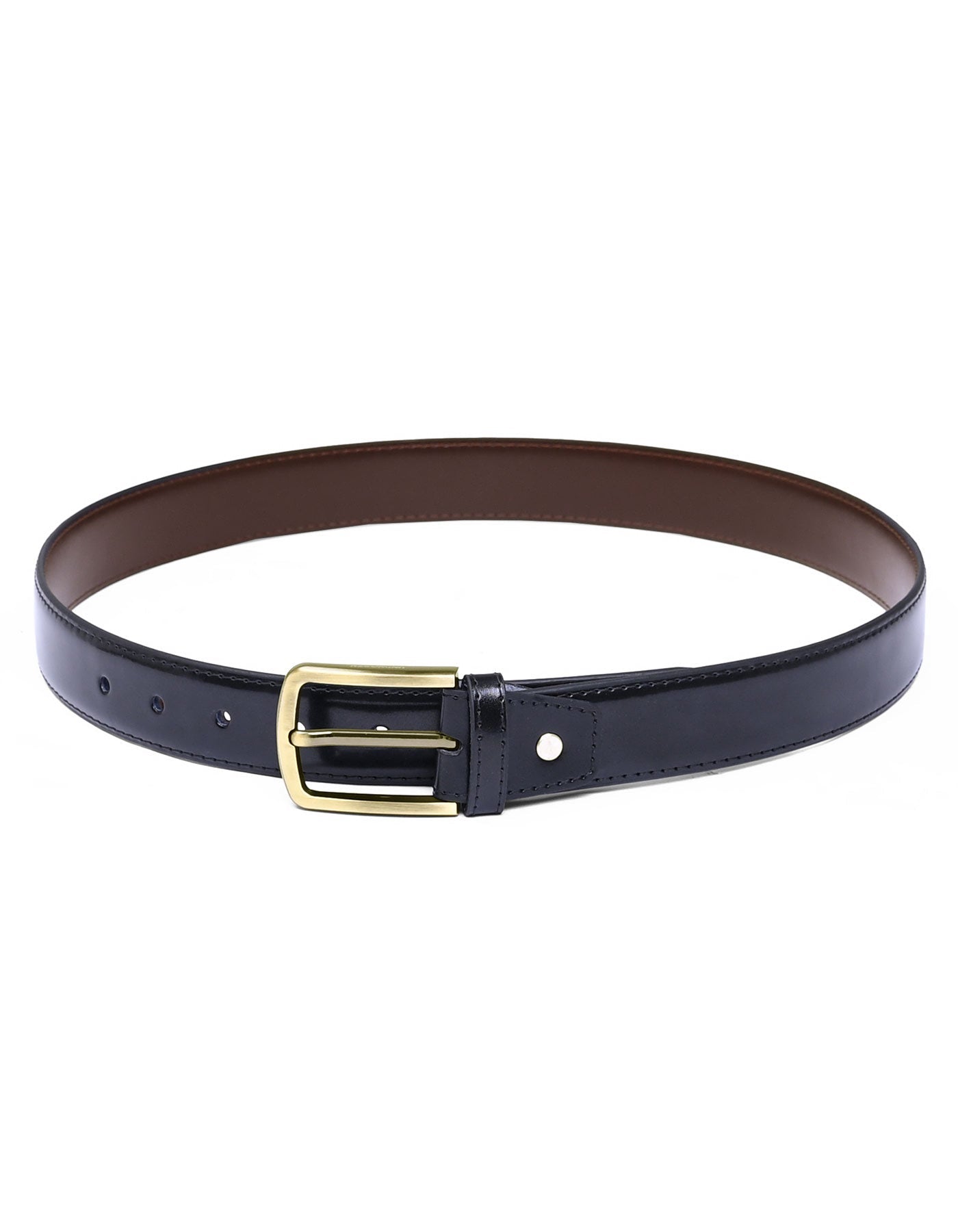 Black Plain Formal Belt