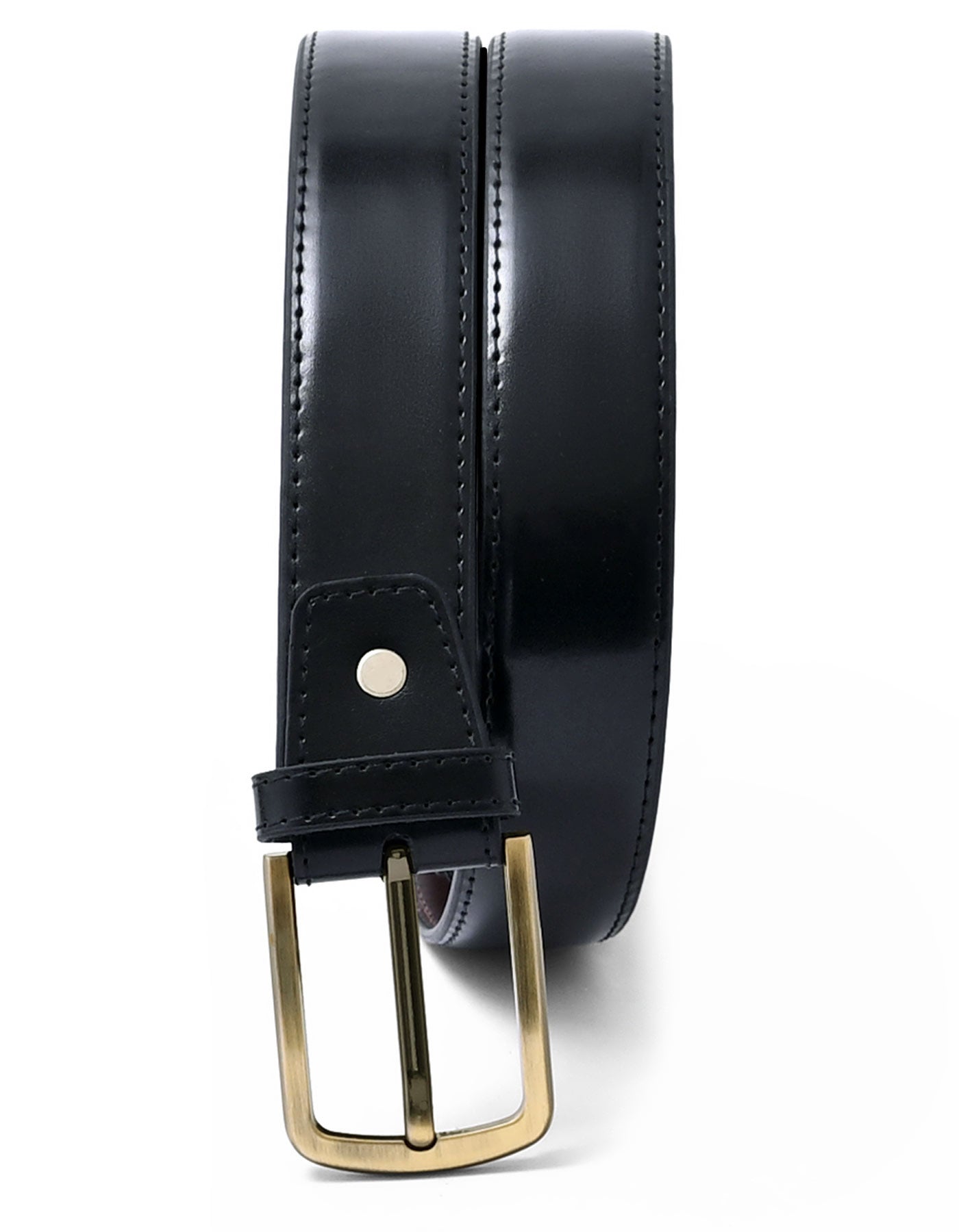 Black Plain Formal Belt