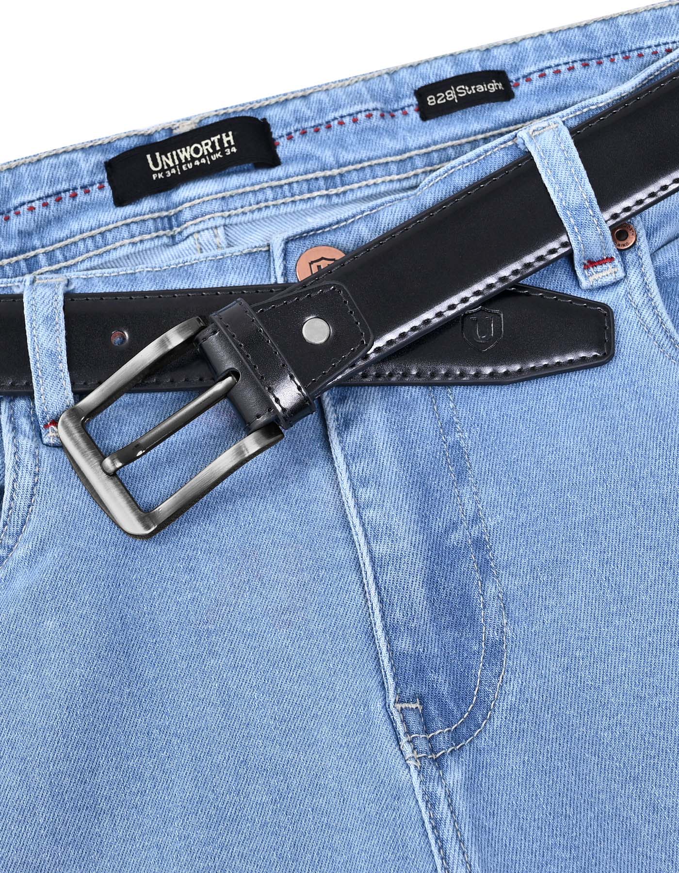 Black Plain Formal Belt