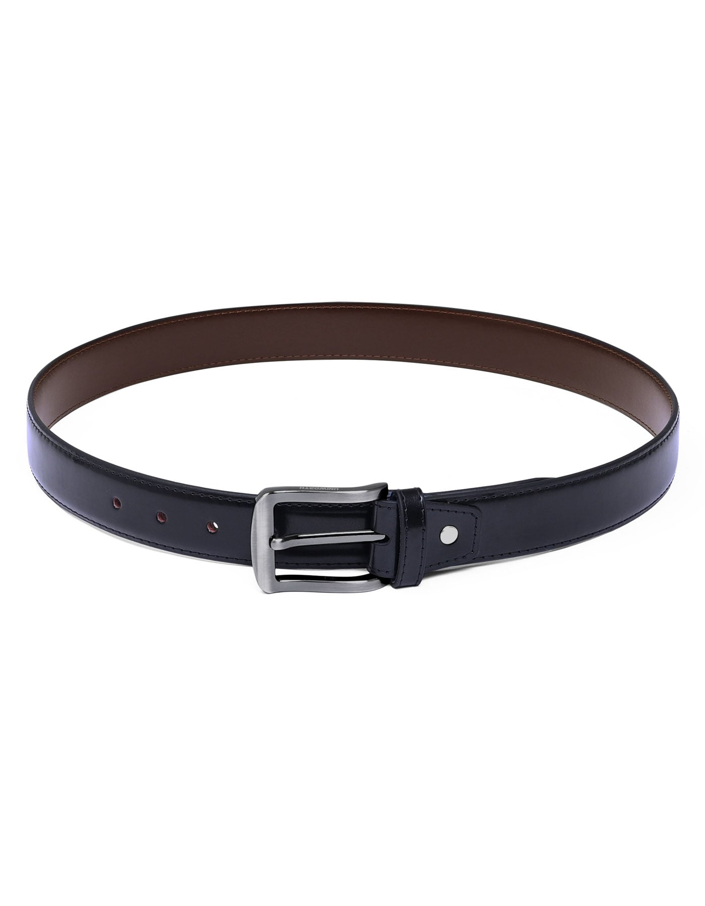 Black Plain Formal Belt