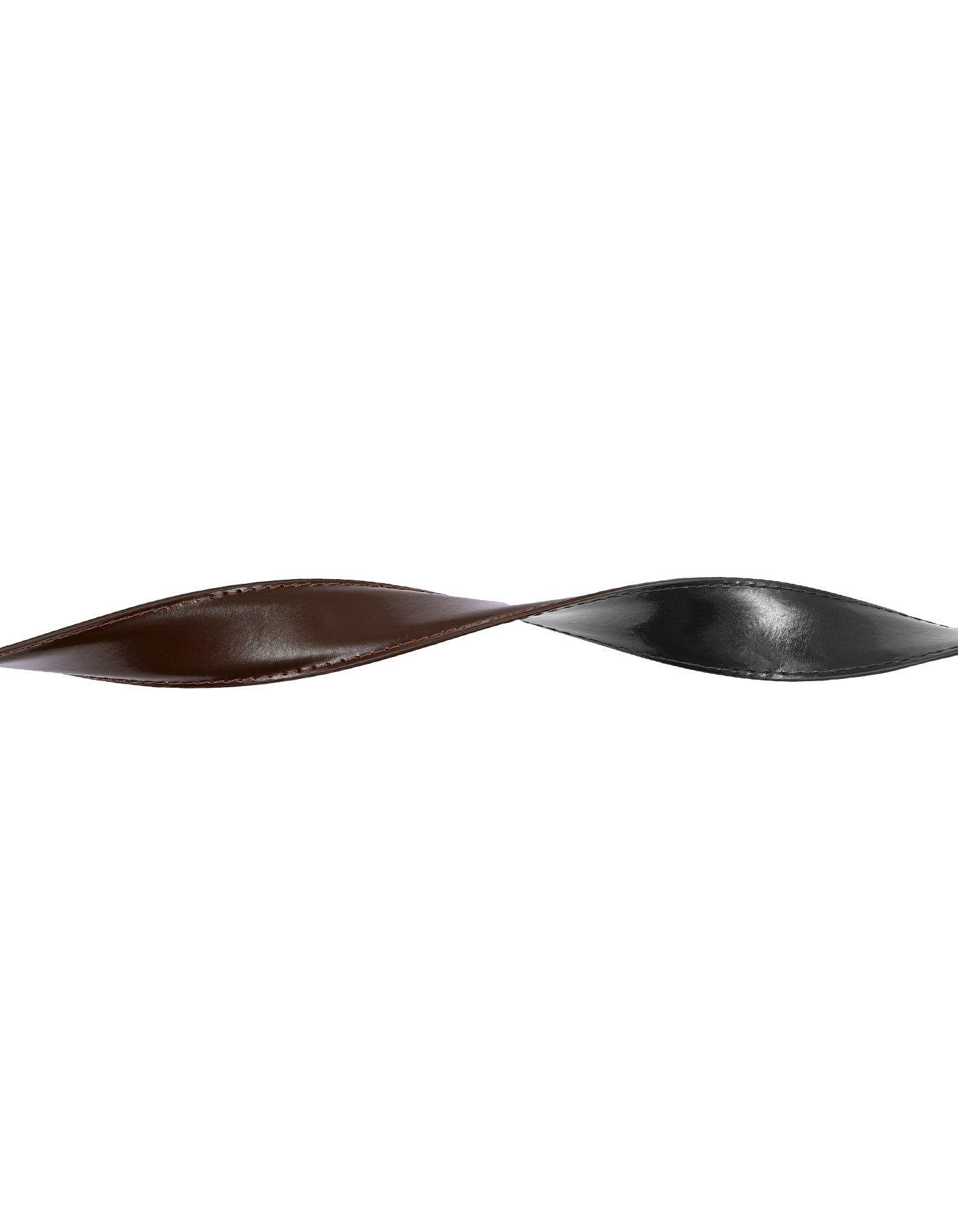 Black Plain 100% Leather Formal Belt