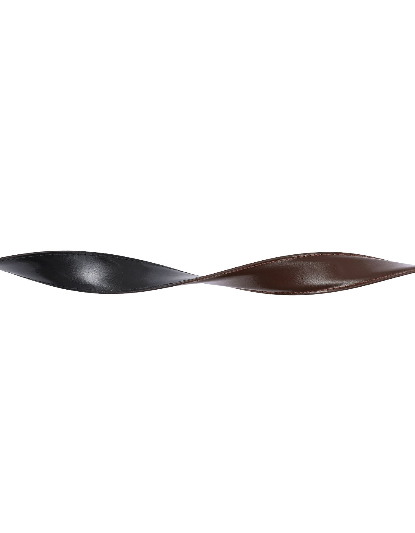 Brown Plain 100% Leather Formal Belt