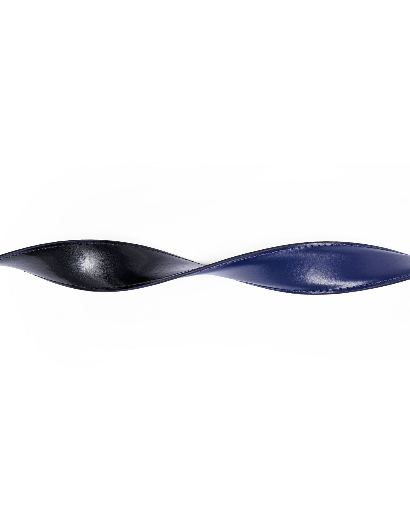 Navy Plain Formal Belt