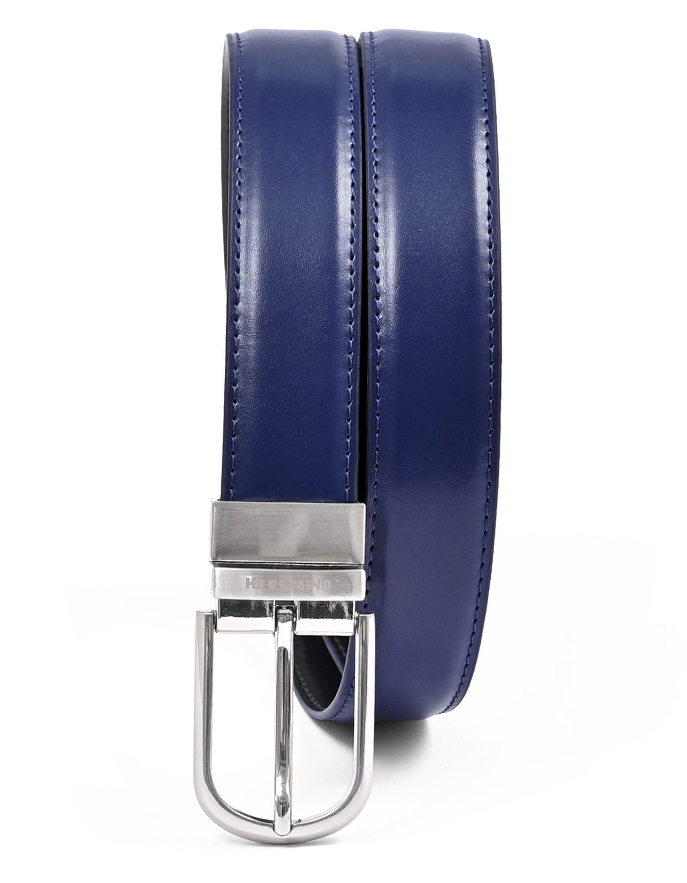 Navy Plain Formal Belt