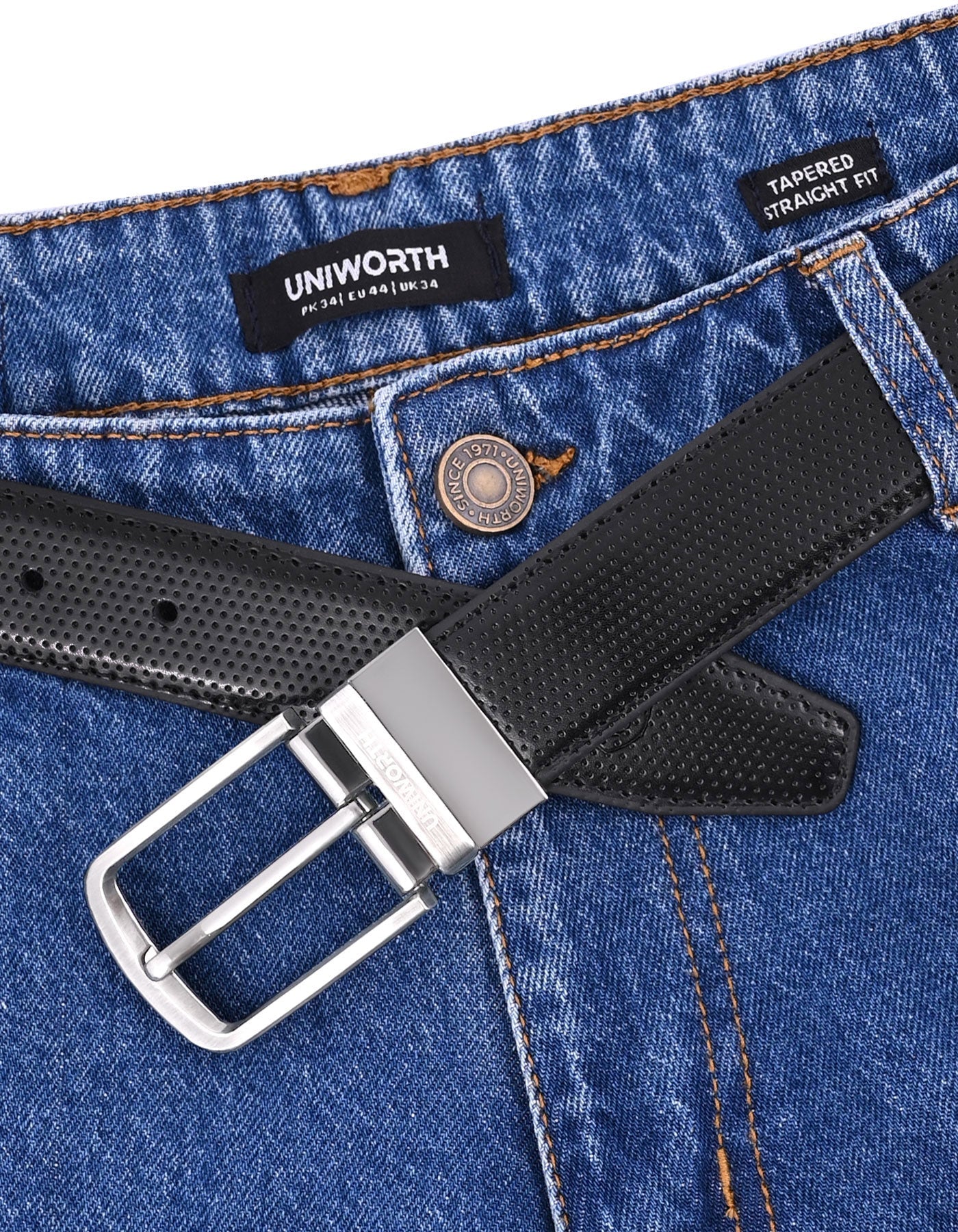 Black Premium Buckle Formal Belt
