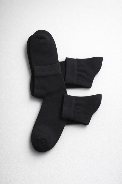 Men’s Black Haff Ankle Socks – Pack of 4