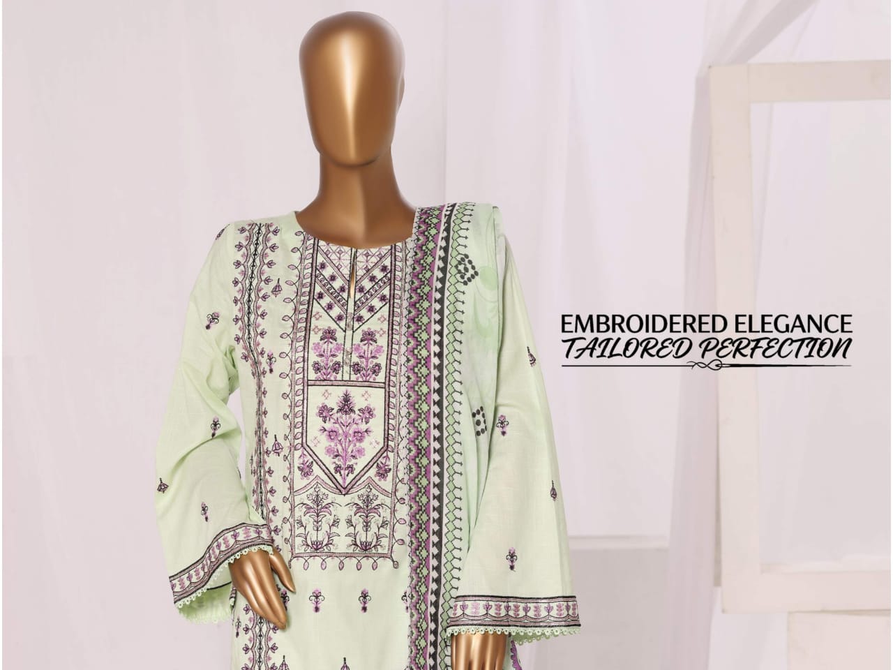 SHEEN Premium Embroidered Collection - 3 Piece Unstitched