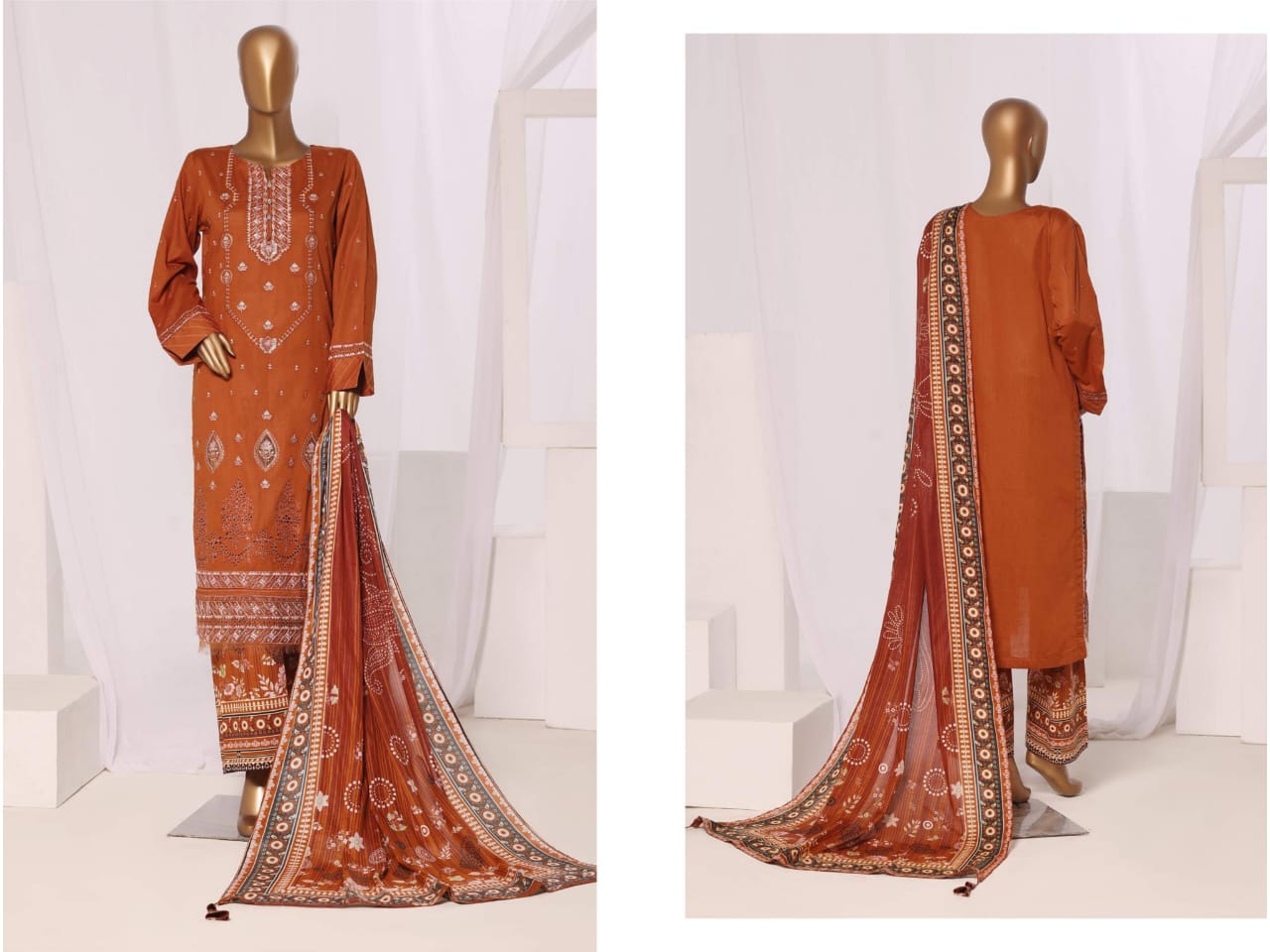SHEEN Premium Embroidered Collection - 3 Piece Unstitched